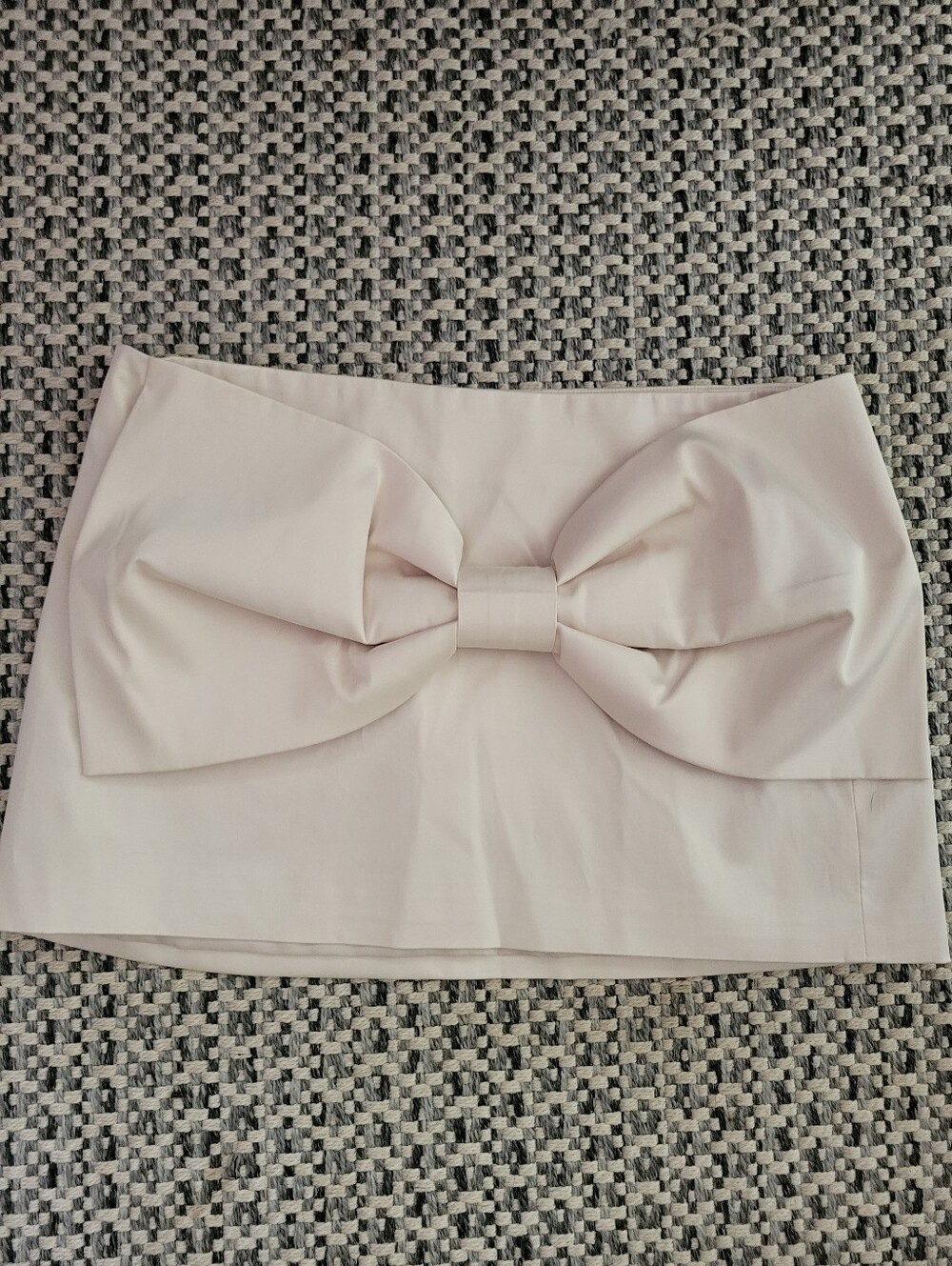 Zara Light Pink Mini Skirt with Front Bow